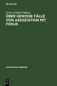 Über gewisse Fälle von Assoziation mit Fokus_cover