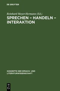 Sprechen – Handeln – Interaktion_cover