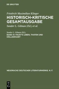 Faust's Leben, Thaten und Höllenfahrt_cover