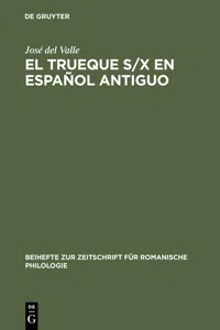 El trueque s/x en español antiguo_cover