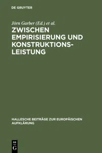 Zwischen Empirisierung und Konstruktionsleistung_cover