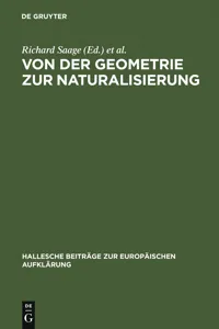 Von der Geometrie zur Naturalisierung_cover