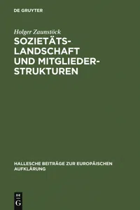 Sozietätslandschaft und Mitgliederstrukturen_cover