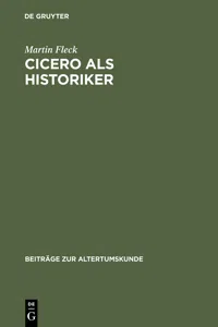 Cicero als Historiker_cover