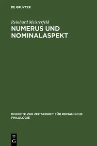 Numerus und Nominalaspekt_cover
