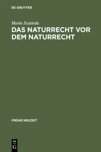 Das Naturrecht vor dem Naturrecht_cover