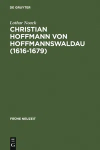 Christian Hoffmann von Hoffmannswaldau_cover