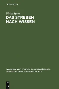 Das Streben nach Wissen_cover