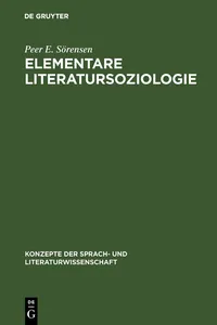 Elementare Literatursoziologie_cover