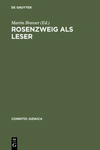 Rosenzweig als Leser_cover