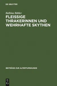 Fleissige Thrakerinnen und wehrhafte Skythen_cover