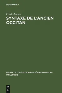 Syntaxe de l'ancien occitan_cover