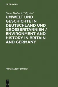 Umwelt und Geschichte in Deutschland und Großbritannien_cover