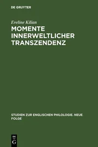 Momente innerweltlicher Transzendenz_cover