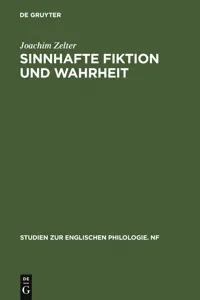 Sinnhafte Fiktion und Wahrheit_cover