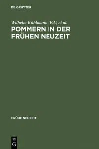 Pommern in der Frühen Neuzeit_cover