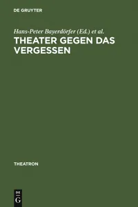 Theater gegen das Vergessen_cover