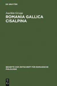 Romania Gallica Cisalpina_cover