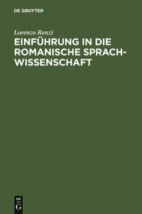 Einführung in die romanische Sprachwissenschaft_cover