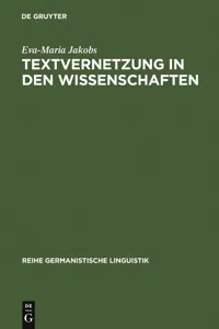 Textvernetzung in den Wissenschaften_cover