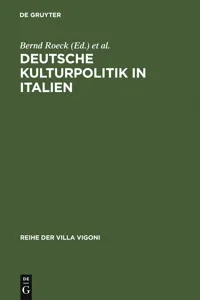 Deutsche Kulturpolitik in Italien_cover