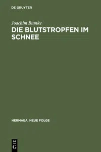 Die Blutstropfen im Schnee_cover