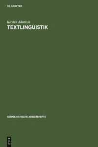 Textlinguistik_cover