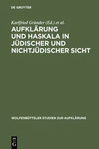 Aufklärung und Haskala in jüdischer und nichtjüdischer Sicht_cover