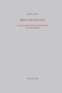 Eros und Distanz_cover