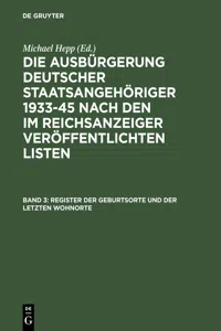 Register der Geburtsorte und der letzten Wohnorte_cover