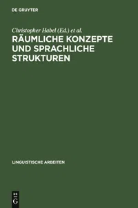 Räumliche Konzepte und sprachliche Strukturen_cover