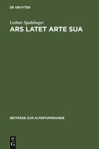 Ars latet arte sua_cover