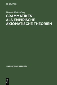 Grammatiken als empirische axiomatische Theorien_cover