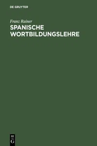 Spanische Wortbildungslehre_cover