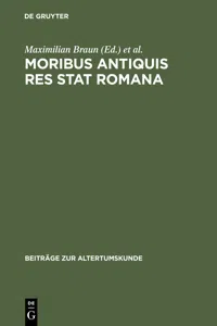 Moribus antiquis res stat Romana_cover