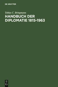 Handbuch der Diplomatie 1815-1963_cover