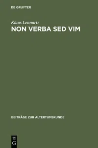 Non verba sed vim_cover