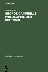 George Campbells Philosophie der Rhetorik_cover