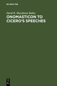 Onomasticon to Cicero's Speeches_cover