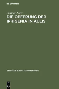 Die Opferung der Iphigenia in Aulis_cover