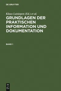 Grundlagen der praktischen Information und Dokumentation_cover