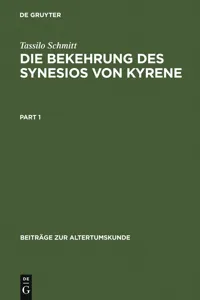 Die Bekehrung des Synesios von Kyrene_cover