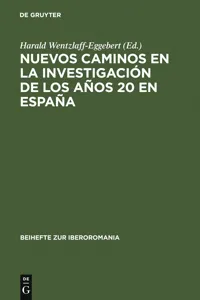 Nuevos caminos en la investigación de los años 20 en España_cover