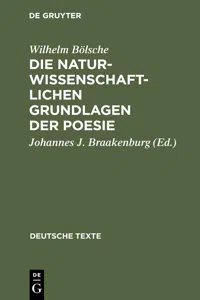 Die naturwissenschaftlichen Grundlagen der Poesie_cover