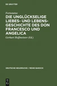 Die unglückselige Liebes- und Lebens-Geschichte des Don Francesco und Angelica_cover