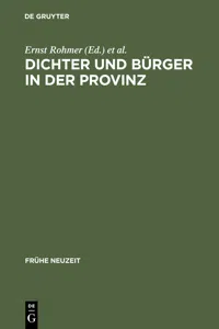 Dichter und Bürger in der Provinz_cover