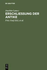 Erschliessung der Antike_cover