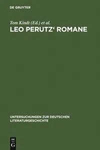 Leo Perutz' Romane_cover