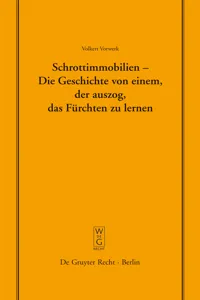 Schrottimmobilien - Die Geschichte von einem, der auszog, das Fürchten zu lernen_cover