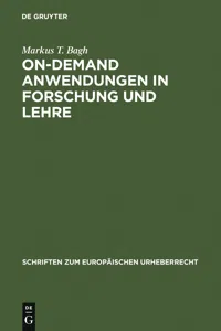On-demand Anwendungen in Forschung und Lehre_cover